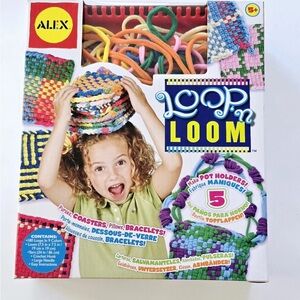 Loop 'n Loom Craft Kit for Kids - Multicolor-Ages 5 and up